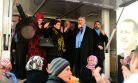 Halk, Başkan Uzun'un Yanında